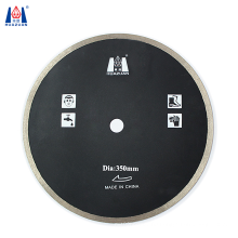 Wet Cutting Diamond Continous Rim Saw Blade for Ceramic